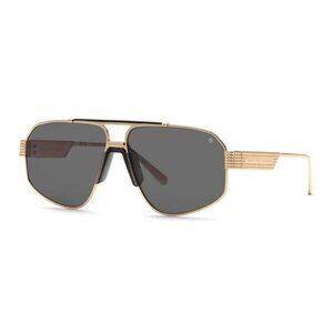 NEW PHILIPP PLEIN SUNGLASSES, GOLD MEN EYEWEAR SPP106M 0302